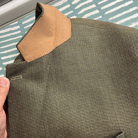 Ralph‎ Ralph Lauren 44L Silk Wool Sport Coat Brown Houndstooth Old Money Classic - Picture 6 of 8